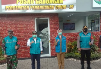 Dandim Bersama Forkopimda Tangsel Monitoring Posko Gabungan PPC