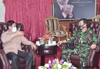 Danlantamal IV Jalin Silaturahmi Plt Gubernur Kepri 
