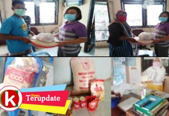 Pembagian Sembako ke Wartawan dan LSM