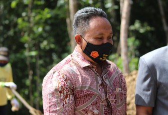 Kapala Desa Ngepoh Sambut TMMD 108 di Desanya dengan Semangat