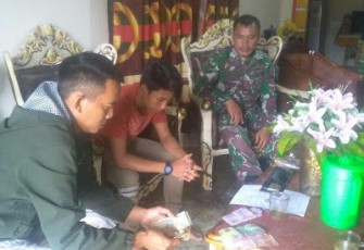 Masalah Pencurian HP dan Dompet Dimediasi Babinsa Secara Kekeluargaan