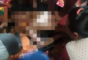 Korban saat ditemukan dalam kondisi meninggal dunia