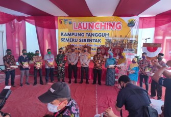 Kapolres Kediri Launching Kampung Tangguh Semeru