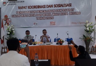 KPU Bitung Gelar Sosialisasi Bersama Media