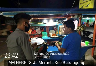 Patroli Rutin Samapta Polda Bengkulu Cegah Covid-19