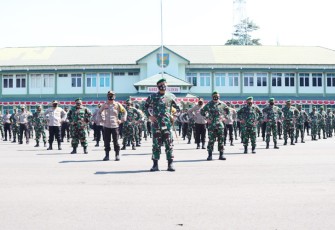 Sinergitas TNI-Polri Bengkulu