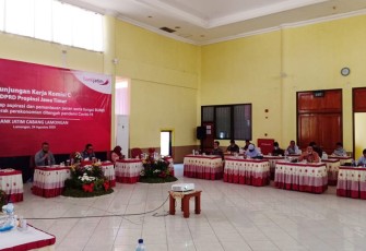 Kunjungan Komisi C DPRD Jatim ke Bank Jatim Cabang Lamongan