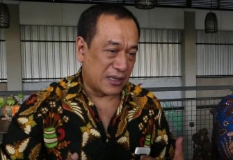 Ketua Persaudaraan Setia Hati Terate (PSHT) Cabang Khusus Keraton Solo KP Eddy Wirabhumi.