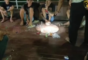 Tim Opsnal Jatanras Polda Bengkulu Temukan Sembilan Pemuda Sedang Pesta Miras