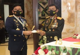 Kapolri ucapkan selamat HUT TNI ke 75,Senin 5/10/2020