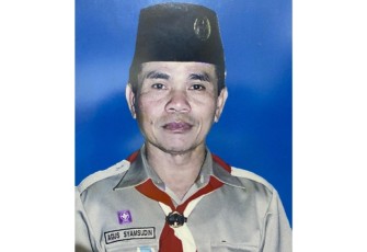 Mantan Sekretaris Kamabida Pramuka Jatim 2016-2020 Agus Syamsudin. 