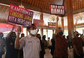Kegiatan Silaturahmi Kamtibmas Diikuti Segenap Elemen dan Komponen Masyarakat di Pendapi Gedhe Balaikota Surakarta