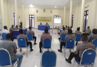 Polres Seram Bagian Barat Gelar Pelatihan Pra Ops Bina Waspada