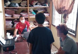 Kedua Pelaku Pencurian Aki Truk 