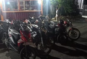 Polres Bengkulu Selatan Amankan 18 Kendaraan