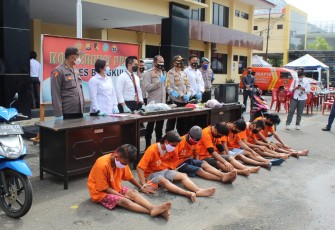 Polres Bengkulu Rilis Keberhasilan Ungkap 7 Kasus 