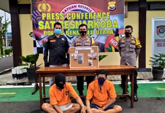 Ungkap Kasus Narkoba Polres Bengkulu Utara Amankan Napi Asimilasi