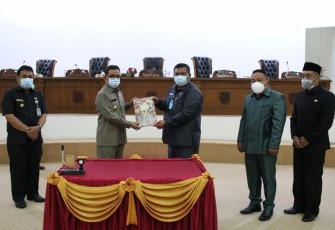 Pengesahan Raperda Rencana Pembangunan dan Pengembangan Perumahan dan Kawasan Pemukiman (RP3KP) kabupaten kepahiang Tahun 2020-2040