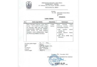 Surat Perintah Tugas Dari Gubernur Jawa Timur 