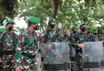 Kodim 1417/Kendari Laksanakan Gelar Pasukan Pengamanan Pilkada 2020