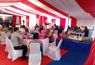 Komandan Kodim 1310/Bitung Hadiri Acara Syukuran HUT Korps Polairud Ke-70 Tahun 2020