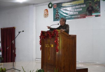 Ibadah perayaan Natal di Aula Sudirman Korem 143/HO Kendari
