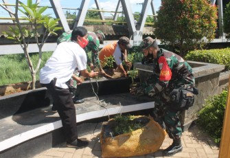 Personel Kodim 0619/Purwakarta Melaksanakan Kegiatan Tersebut Dengan Mematuhi Protokol Kesehatan Covid-19 (Foto : Pendim 0619)