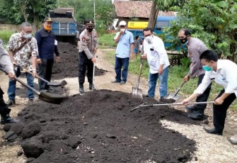 HPN 2021 SMSI Sumbang Jalan dan Sarana Sanitasi 