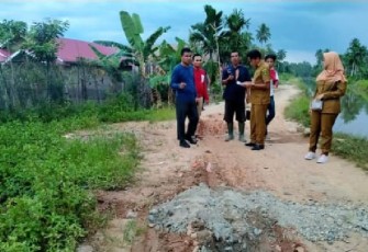 Anggota DPRD Provinsi Sumbar Dari Partai Gerindra Khairuddin Simanjuntak Survei Rencana Pembangunan di Pasaman