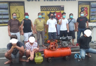 Terduga Pelaku Diamankan     