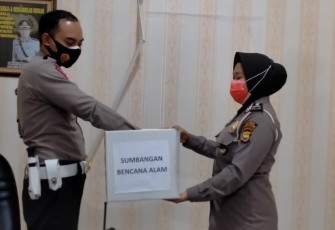 Polres Bengkulu Selatan Galang Dana Bantu Wilayah Terkena Bencana