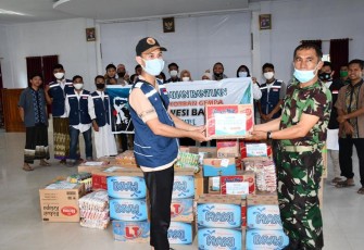 Korem 143/HO Berangkatkan 9.410 Ton Bantuan Korban Sulbar Dengan Pesawat Hercules