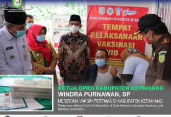Ketua DPRD kabupaten Kepahiang Windra Purnawan,SP 