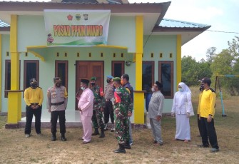 Polsek Singkep Barat Gelar Apel Kesiapan Kampung Tangguh dan PPKM