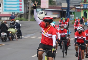 Kapolda Bengkulu Gowes Sehat Sembari Pantau Kamtibmas