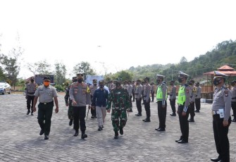 Polres Lingga Gelar Apel Kesiapsiagaan Penanggulangan Karhutla
