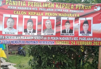 Hartadi Menangkan Pilkakon Serentak di Mada Raya