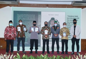 Kapolri Jenderal Listyo Sigit Prabowo menghadiri puncak acara Dies Natalis HMI ke-74