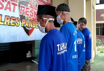 Terduga Pelaku Penyalahgunaan Narkoba Diamankan Polisi  