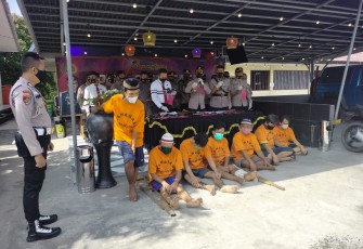 Polres OKU Timur Gelar Press Rilis Ungkap Beberapa Kasus 