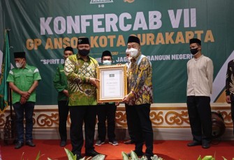 Gelar Konfercab VII PC GP Ansor Kota Surakarta Bentuk Kepengurusan Periode 2021-2025