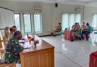 Rapat Koordinasi tentang Perpanjangan PPKM Mikro Kecamatan Tangen serta pembentukan Posko PPKM Mikro di tingkat Desa