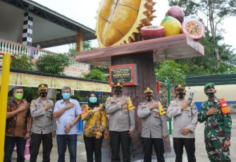 Kapolres Lakukan Pengecekan Kampung Tangguh di Bajenis Tebing Tinggi