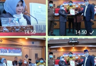 Rahma Serahkan Usulan Nama Calon Wakil Walikota Kepada DPRD Tanjung Pinang USai Sidang Paripurna