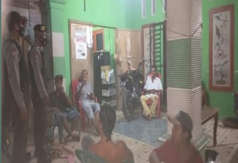Patroli Polsek Bandar Khalipah Imbau Warga Ikuti Prokes 5 M