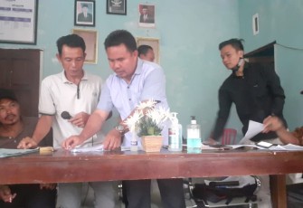 Musdesus Penetapan Penerima BLT-DD Desa Air Periukan 2021