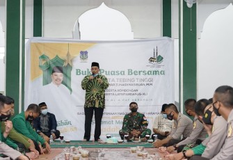 Walikota Tebing Tinggi Zunaidi Hasibuan Buka Puasa Bersama Masyarakat dan Peserta Latsitardanus XLI