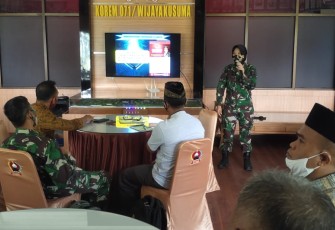 Kodam IV/Diponegoro, Korem 071/Wijayakusuma sosialisasikan Aplikasi Cerdas Anak Diponegoro, Sabtu (17/4/2021)