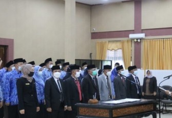 Perubahan Nomenklatur, 39 Pejabat Dikukuhkan Kembali