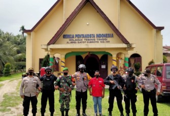 Sinergitas TNI-Polri Dalam Rangka Patroli Skala Besar di Tebing Tinggi